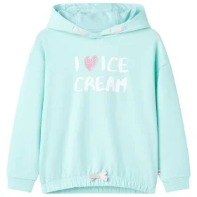 Kinder Kapuzenpullover in Mintgrün, Größe 140. von , Kinder-T-Shirts - Ref: Foro24-11428, Preis: 11,57 €, Rabatt: %