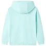 Sudadera con capucha infantil verde agua 140 de , Camisetas para niños - Ref: Foro24-11428, Precio: 11,57 €, Descuento: %