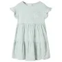 Vestido infantil de mangas con volantes verde menta 116 by , Children's dresses - Ref: Foro24-11511, Price: 10,19 €, Discount: %