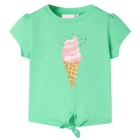 Camiseta infantil verde claro 128 de , Camisetas para niños - Ref: Foro24-11257, Precio: 8,24 €, Descuento: %