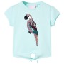 Camiseta de niños aguamarina claro 104 de , Camisetas para niños - Ref: Foro24-10555, Precio: 8,74 €