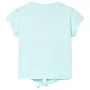 Camiseta de niños aguamarina claro 128 de , Camisetas para niños - Ref: Foro24-10557, Precio: 8,64 €, Descuento: %