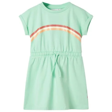 Kinderkleid mit leuchtend grünem Kordelzug, Größe 140. von , Kinderkleider - Ref: Foro24-10618, Preis: 11,17 €, Rabatt: %