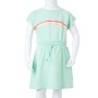 Vestido infantil con cordón verde chillón 140 by , Children's dresses - Ref: Foro24-10618, Price: 11,28 €, Discount: %