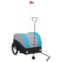 Fahrradanhänger aus schwarzem und blauem Eisen, 45 kg. von , Fahrradanhänger - Ref: Foro24-94156, Preis: 97,05 €, Rabatt: %