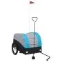 Remolque para bicicleta hierro negro y azul 45 kg de , Remolques para bicicletas - Ref: Foro24-94156, Precio: 95,48 €, Descue...