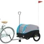 Remolque para bicicleta hierro negro y azul 45 kg de , Remolques para bicicletas - Ref: Foro24-94156, Precio: 95,48 €, Descue...