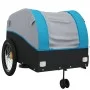 Remolque para bicicleta hierro negro y azul 45 kg de , Remolques para bicicletas - Ref: Foro24-94156, Precio: 95,48 €, Descue...
