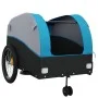 Remolque para bicicleta hierro negro y azul 45 kg de , Remolques para bicicletas - Ref: Foro24-94156, Precio: 95,48 €, Descue...