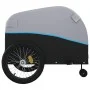 Remolque para bicicleta hierro negro y azul 45 kg de , Remolques para bicicletas - Ref: Foro24-94156, Precio: 95,48 €, Descue...