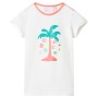 Kinder-T-Shirt in Naturfarbe, Größe 128. von , Kinder-T-Shirts - Ref: Foro24-11297, Preis: 8,20 €, Rabatt: %