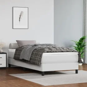 Weiße Taschenfederkernmatratze aus Kunstleder, 120 x 190 x 20 cm von , Matratzen - Ref: Foro24-4007149, Preis: 239,62 €, Raba...