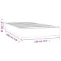 Taschenfederkernmatratze aus schwarzem Samt, 120 x 190 x 20 cm von , Matratzen - Ref: Foro24-4007156, Preis: 212,43 €, Rabatt: %