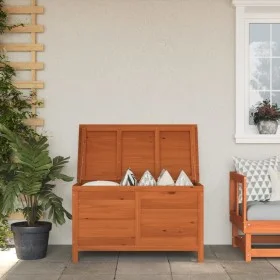 Arcón de jardín madera maciza abeto 99x49,5x58,5 cm by , Outdoor storage boxes - Ref: Foro24-364755, Price: 115,98 €, Discoun...