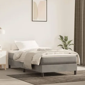 Light gray velvet pocket spring mattress 120x190x20 cm by , Mattresses - Ref: Foro24-4007154, Price: 199,87 €, Discount: %