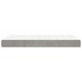 Hellgraue Taschenfederkernmatratze aus Samt, 120 x 190 x 20 cm von , Matratzen - Ref: Foro24-4007154, Preis: 196,55 €, Rabatt: %