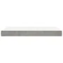 Hellgraue Taschenfederkernmatratze aus Samt, 120 x 190 x 20 cm von , Matratzen - Ref: Foro24-4007154, Preis: 199,87 €, Rabatt: %