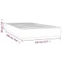 Hellgraue Taschenfederkernmatratze aus Samt, 120 x 190 x 20 cm von , Matratzen - Ref: Foro24-4007154, Preis: 199,87 €, Rabatt: %