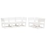 Gartensitzgruppe 5-teilig Massivholz Kiefer Weiß von , Gartensets - Ref: Foro24-3216996, Preis: 503,89 €, Rabatt: %