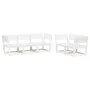 Juego de sofás de jardín 5 piezas madera maciza de pino blanco by , Garden sets - Ref: Foro24-3216996, Price: 497,39 €, Disco...