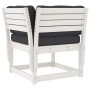 Set sofás jardín 5 pzas con cojines madera maciza pino blanco by , Garden sets - Ref: Foro24-3217001, Price: 640,04 €, Discou...