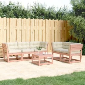 Set de sofás jardín 5 pzas con cojines madera maciza Douglas by , Garden sets - Ref: Foro24-3217003, Price: 554,07 €, Discoun...
