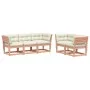 Set de sofás jardín 5 pzas con cojines madera maciza Douglas by , Garden sets - Ref: Foro24-3217003, Price: 554,07 €, Discoun...