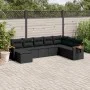 Set de sofás de jardín 8 piezas y cojines ratán sintético negro by , Garden sets - Ref: Foro24-3259486, Price: 525,87 €, Disc...