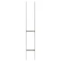 Fence anchors 6 units galvanized steel silver 8x6x60 cm by vidaXL, Spikes for anchoring in the ground - Ref: Foro24-145297, P...