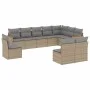 Juego de sofás jardín con cojines beige 10 pzas ratán sintético by , Garden sets - Ref: Foro24-3258475, Price: 603,91 €, Disc...