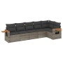 Gartenmöbel-Set, 6-teilig, mit grauen Polstern aus synthetischem Rattan. von , Gartensets - Ref: Foro24-3259232, Preis: 405,1...