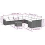 Set de sofás de jardín 11 pzas y cojines ratán sintético negro by , Garden sets - Ref: Foro24-3258759, Price: 617,98 €, Disco...