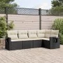 Gartenmöbel-Set, 5-teilig, mit schwarzen Polstern aus synthetischem Rattan. von , Gartensets - Ref: Foro24-3252463, Preis: 33...