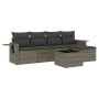 Gartenmöbel-Set, 6-teilig, mit grauen Polstern aus synthetischem Rattan. von , Gartensets - Ref: Foro24-3252437, Preis: 367,9...