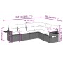 Gartenmöbel-Set, 6-teilig, mit grauen Polstern aus synthetischem Rattan. von , Gartensets - Ref: Foro24-3252547, Preis: 401,1...