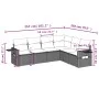 Set de muebles de jardín 6 pzas y cojines ratán sintético gris de , Conjuntos de jardín - Ref: Foro24-3252547, Precio: 395,44...