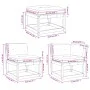 Gartenmöbel-Set 7-teilig mit massiven Kiefernholz-Kissen. von , Gartensets - Ref: Foro24-3216935, Preis: 701,21 €, Rabatt: %