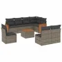 Set de muebles de jardín 9 pzas y cojines ratán sintético gris by , Garden sets - Ref: Foro24-3260135, Price: 544,39 €, Disco...