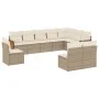 Juego de sofás jardín con cojines beige 10 pzas ratán sintético by , Garden sets - Ref: Foro24-3260154, Price: 726,97 €, Disc...