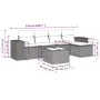 Set de muebles de jardín 6 pzas y cojines ratán sintético gris de , Conjuntos de jardín - Ref: Foro24-3254837, Precio: 372,83...