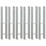Fence anchors 6 pcs silver galvanized steel 9x6x60 cm by vidaXL, Spikes for anchoring in the ground - Ref: Foro24-145300, Pri...