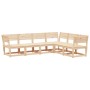 Gartensitzgruppe 6-teilig Massivholz Kiefer von , Gartensets - Ref: Foro24-3217015, Preis: 421,88 €, Rabatt: %