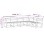 Gartensitzgruppe 6-teilig Massivholz Kiefer von , Gartensets - Ref: Foro24-3217015, Preis: 421,88 €, Rabatt: %