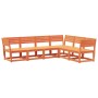 Juego de sofás de jardín 6 pzas madera maciza pino marrón cera by , Garden sets - Ref: Foro24-3217017, Price: 562,93 €, Disco...