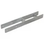 Fence anchors 6 pcs silver galvanized steel 9x6x60 cm by vidaXL, Spikes for anchoring in the ground - Ref: Foro24-145300, Pri...