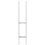 Fence anchors 6 pcs silver galvanized steel 9x6x60 cm by vidaXL, Spikes for anchoring in the ground - Ref: Foro24-145300, Pri...