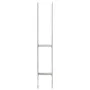 Fence anchors 6 pcs silver galvanized steel 9x6x60 cm by vidaXL, Spikes for anchoring in the ground - Ref: Foro24-145300, Pri...