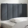 Dunkelgraues, samtgepolstertes Kopfteil 80 cm von , Kopf- und Fußteile - Ref: Foro24-374644, Preis: 38,49 €, Rabatt: %