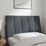 Cabecero de cama acolchado terciopelo gris oscuro 80 cm de , Cabeceros y pies de cama - Ref: Foro24-374644, Precio: 38,49 €, ...