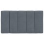 Dunkelgraues, samtgepolstertes Kopfteil 80 cm von , Kopf- und Fußteile - Ref: Foro24-374644, Preis: 39,22 €, Rabatt: %